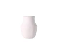 Modern Ceramic Vase Pure White Rough Texture Dry Flower Arrangement Art for Living Room Centerpiece(Medium)