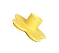 Modern Ceramics Easters Holder Floral Shape Taper Candlestick Stand Tabletop Centerpieces Decors For Celebration Colorful Ceramics Candlestick Holder