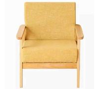 Modern Chair - Stylish Retro Design with Wood Frame - Comfortable Armchair for Living Room Bedroom Balcony - Chic Home Furniture
