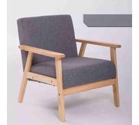 Modern Chair - Stylish Retro Design with Wooden Frame - Comfortable Armchair for Living Room Bedroom Balcony - Chic & Cozy Furniture