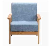 Modern Chair - Stylish Wooden Frame & Retro Design - Comfortable Armchair for Living Room Bedroom Balcony - Chic & Cozy Upholstered Seat