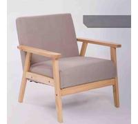 Modern Chair - Wooden Frame & Retro Design - Stylish Armchair for Living Room Bedroom Balcony - Comfortable & Chic Seating Solution