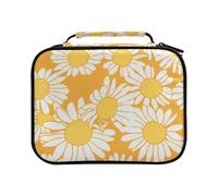 Modern Chamomile Flowers Pencil Bag Large Capacity Pencil Case for Colouring Pencils Pen Bag Marker Organizer
