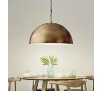 Modern Chandelier, Brass Pendant Lights Lamp for Kitchen Island Dining Room Restaurant Modern Copper Light Hanging(C Type,Cold White_60CM)