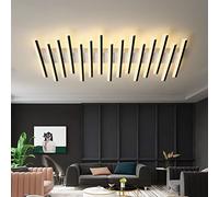 Modern Chandelier, Chandelier Led Ceiling Light, Linear Ceiling Lamps, Adjustable Hanging Light Chandelier Contemporary Ceiling Light, Dimmable 2700K - 6500K, with Remote Control Energy Class A+/12 H