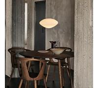 Modern Chandelier, Denmark Designer Kitchen Island Hanging Lamp Glass Suspension Ceiling Light Chandelier for Dining Table(D 25cm,White Light)