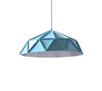 Modern Chandelier, Industrial Style Chandelier Metal Pendant Shade Adjustable Decorative V-intage Light Fixtures E27 Base Indoor Kitchen Island Dining Room Living Lighting(Blue)