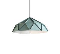 Modern Chandelier, Industrial Style Chandelier Metal Pendant Shade Adjustable Decorative V-intage Light Fixtures E27 Base Indoor Kitchen Island Dining Room Living Lighting(Green)