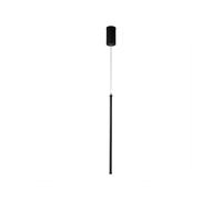 Modern Chandelier LED Long Strip Pendant Light Creative Linear Ultra-Thin Flute Tube Lamp Minimalist Hanging Fixtures with Acrylic Shade for Bedroom Bedside Counter(Warm