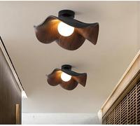 Modern Chandelier, Texture Ceiling Light, Full Spectrum Entrance(Tri Colored Light)