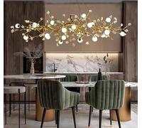 Modern Chandelier, Villa Chandelier Living Room Crystal Light Modern Luxury Designer Art Island Decorative(Cold White)