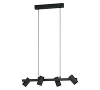 Modern Chandelier with Black Spotlights 4 Lights GL0402