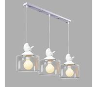 Modern Chandeliers Creative Transparent Minimalist Living Room Two-Story Villa Glass Ball (B)
