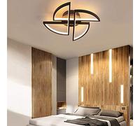 Modern Chandeliers Creative Windmill Shape LED Ceiling Lights Remote Control for Living Room Bedroom 42W Aluminum Boby Indoor Plafond Lamp Fixtures AC110V