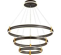 Modern Chaner, Chaners,Modern Living Room High Power Chaner Dimming Led Chaner Living Room Villa Duplex Lights Dinning Room Circular Simple Double-Sided Glow Hanging Lights/40+60Cm(60 (40+60+80Cm)