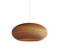 Modern Chaner Honeycomb Paper Pendant Light Japanese Style Cardboard Hanging Lamp Old-Fashioned Decorative Suspension Lighting Fixture for Living Room Kitchen Island Bar Entryway Bathroom(B) (One (On