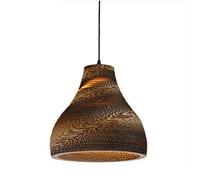 Modern Chaner Honeycomb Paper Pendant Light Japanese Style Cardboard Hanging Lamp Old-Fashioned Decorative Suspension Lighting Fixture for Living Room Kitchen Island Bar Entryway Bathroom(B) (One (On