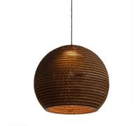 Modern Chaner Honeycomb Paper Pendant Light Japanese Style Cardboard Hanging Lamp Old-Fashioned Decorative Suspension Lighting Fixture for Living Room Kitchen Island Bar Entryway Bathroom(B) (One (On