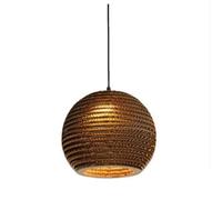 Modern Chaner Honeycomb Paper Pendant Light Japanese Style Cardboard Hanging Lamp Old-Fashioned Decorative Suspension Lighting Fixture for Living Room Kitchen Island Bar Entryway Bathroom(B) (One (On
