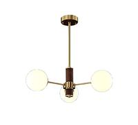 Modern Chaner, Modern Sputnik Chaner,Ceiling Light with Frosted White Glass Globes,V-intage Brass Kitchen Bedroom Flushmount Fixture Pendant Lighting(78x59cm) (A 62x59cm)