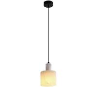 Modern Chaner, Natural Marble Iron Art Single Head Pendant Light - Artistic Retro Farmhouse Chaner Pendant Light