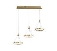 Modern Chaner Nordic 3 Rings LED Chaner Modern Minimalism Pendant Light Aluminum Acrylic Hanging Lamp for Living Room Restaurant Kitchen Island Drop Lights