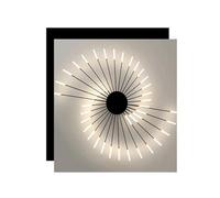 Modern Chaner, Scandinavian Minimalist Living Room Ceiling Lighting Scandinavian LED Fireworks Master Bedroom Decorative Lights(d,20 Heads) (Black 28 Heads)