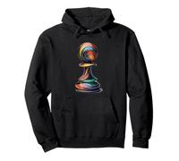 Modern Chess Piece Shirt Design For Grandmasters and Coaches Pullover Hoodie