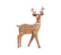 Modern Christmas Deer Statue - Golden Reindeer Decor, Chic Glitter Elk Figurine | Exquisite Accent for Bedroom, Dining Table, Christmas Tree, Holiday Home Style