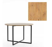 Modern Circular Coffee Table Tollnes Oak Lancelot