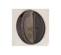 Modern Circular Glass Window for Home, Round Opening Porthole Window with Lockable Handles, Custom Size Shed/Hotel/Gallery/Office Windows(Dia 95cm/3.1ft)
