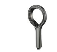 Modern Circular Hollow Spray Shower HeadABS Material Upgraded Relaxing Bath Experience Stylish Bathroom Accessories in GreyUltimate Comfort & Luxury