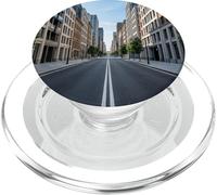 Modern City Street Symmetry Urban Architecture Scene PopSockets PopGrip for MagSafe