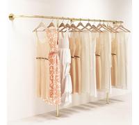 Modern Clothing Rack for Retail Store Creative Golden Clothing Displays Hanging Racks for nizing Clothes Stylish Garment Hangers Boutique Display Solutions
