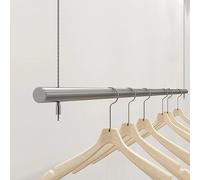 Modern Clothing Store Garment Rack, Professional Retail Clothes Display Rack, Adjustable Height Ceiling Hanging Clothes Racks, Wedding Dress Display Stand, Bathroom Organization Towel Rack