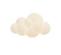 Modern Cloud Wall Sconce Lighting, Nordic Cream White Wall Light Fixture, Cute PE Cloud Wall Lamp with 3-Color Dimming, Minimalist Sconce for Kids Room, Bedroom, Bedside, Hallway(30cm(11.81)L)
