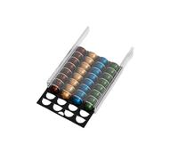 Modern Coffee Container Organiz Drawer Holds 40 Jars Space-Saving Sliding for Office/Kitchen Desktops Neat Coffee Medication Distributor