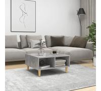 Vidaxl Coffee Table Concrete Grey 60X60X30 Cm Engineered Wood