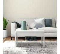 vidaXL Coffee Table High Gloss White 68x50x38 cm Engineered Wood