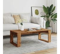 vidaXL Coffee Table Old Wood 102x50x35 cm Engineered Wood - Brown, Brown