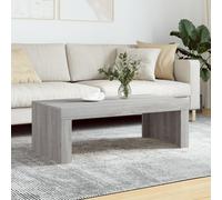Vidaxl Coffee Table Grey Sonoma 102X50X36 Cm Engineered Wood