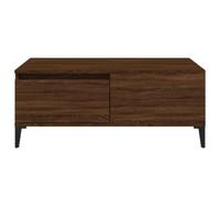 (brown oak) vidaXL Coffee Table Engineered Wood End Sofa Table with Drawer Multi Colours