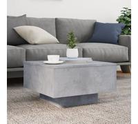 Modern Coffee Table With LED Lights Sofa Side End Table Living Room Furniture UK