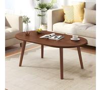 Modern Coffee Table with Storage Shelves - Space-Saving Wood Design for Small Apartments, Stylish and Functional Furniture for Living Room or Office