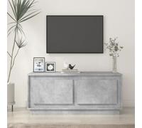 vidaXL Coffee Table Concrete Grey 102x50x44 cm Engineered Wood