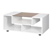 Modern Coffee Table with Tempered Glass Top