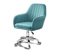Modern Comfy Swivel Computer Chair for Home Office & Makeup - Ergonomic Desk Chair with Metal Legs, Stylish & Functional Design for Ultimate Comfort