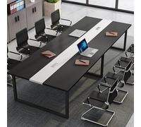 Modern Computer Desk & Vanity TableSturdy Metal Frame Executive Desk for Office Conference Room & BedroomVersatile 240x130x74cm Design for Work & Study.