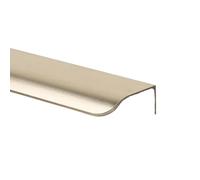 Modern Concealed Cabinet Handle - Edge-Wrapped for Furniture Brushed Gold 1200mm