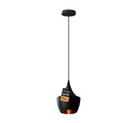 Modern Cone Shape Ceiling Pendant Light Black Aluminium GU10 Base Cylindrical Cool White Droplight Suspension Hanging Lamp With Adjustable Cable for Kitchen Island Cafe Hotel Office (Contemporary)